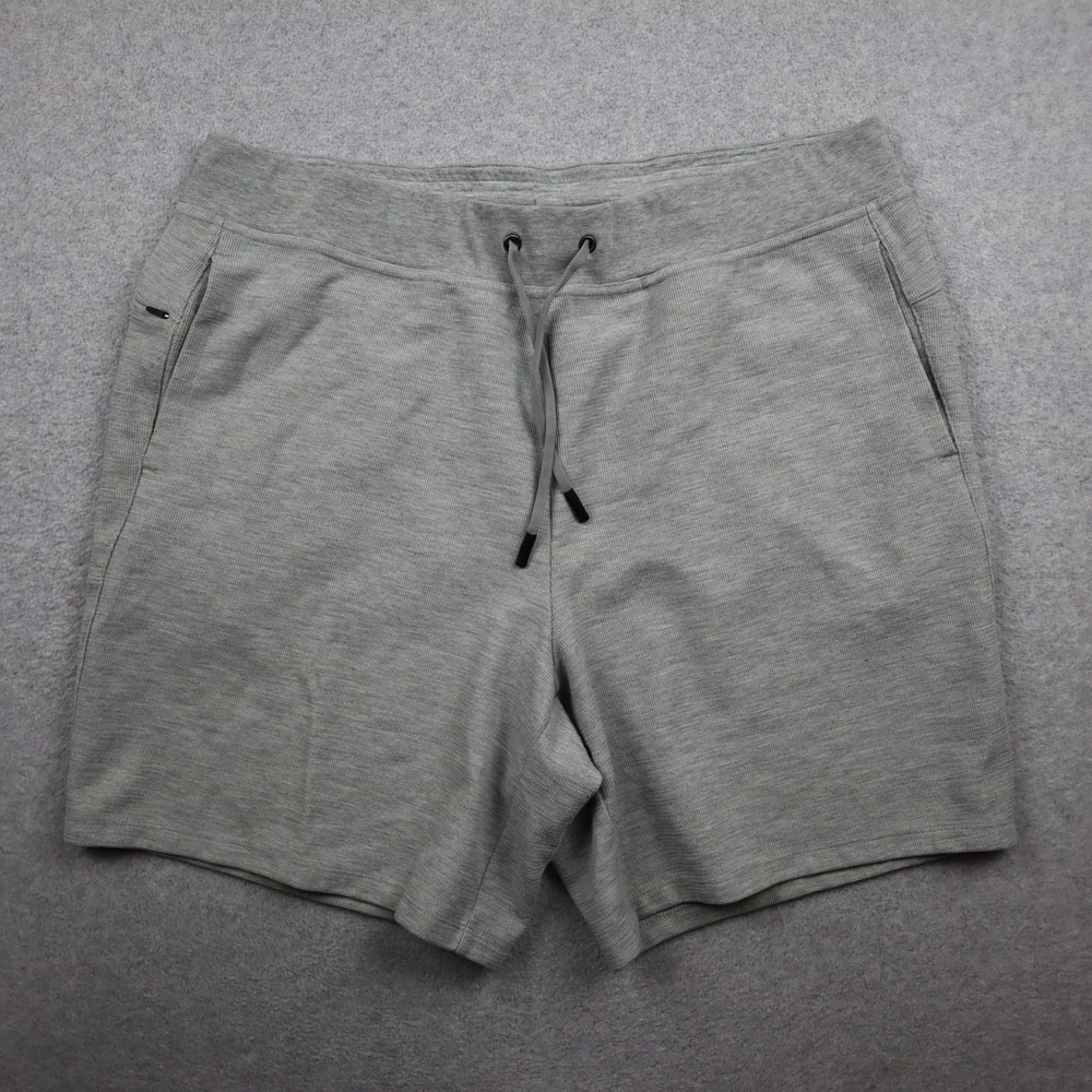 VRST Shorts Mens XL Grey Performance Athletic Lounge Pockets Drawstring Sweat